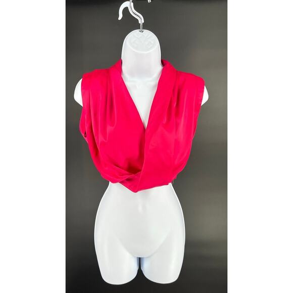 Line and Dot Lisa top in Berry size XS summer Resort wear Vibrant barbiecore - Picture 4 of 13